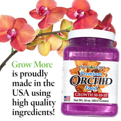 Orchid plant being fed with Grow More fertilizer