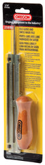 Oregon 3/16 inch Chainsaw File Guide with angle indicators, gray