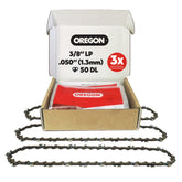 Oregon Chainsaw Chain 14-inch bar, 50 drive links, chrome material