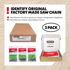 Oregon Chainsaw Chain 3-pack display