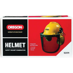 Oregon Chainsaw Safety Helmet with ear cups attached