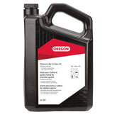 Oregon Premium Bar & Chain Oil 1 Gallon bottle with black liquid