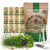 Organo Republic 12 Culinary Herbs Seeds Variety Pack front view