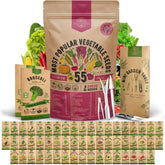 Organo Republic 55 Vegetable Seeds Variety Pack front view