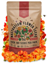 Organo Republic Nasturtium Seeds Pack front view
