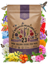 Organo Republic Wildflower Seeds Mix 4 oz packet front view