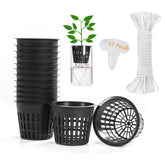 ORIMERC 3-inch net cup with self-watering wick and label
