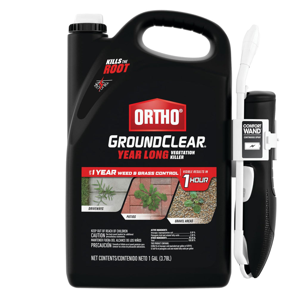 Ortho GroundClear Year Long Vegetation Killer 1 gal. with Comfort Wand front view