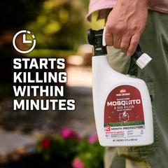 Ortho Mosquito & Bug Killer bottle side view with label
