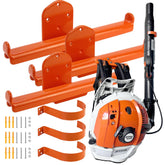 OSROENE Backpack Blower Rack 3 Pack Heavy Duty Wall Mount front view