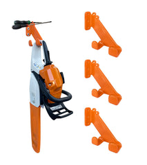 OSROENE Chainsaw Hanger 3 Pack front view with installation hardware