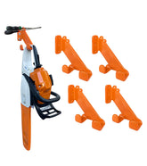 OSROENE Chainsaw Hanger 4 Pack wall mount holder front view