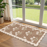 Othilic Front Door Mat 2' x 4'3" floral design front view