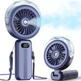 Otlonpe Handheld Misting Fan dark blue model front view