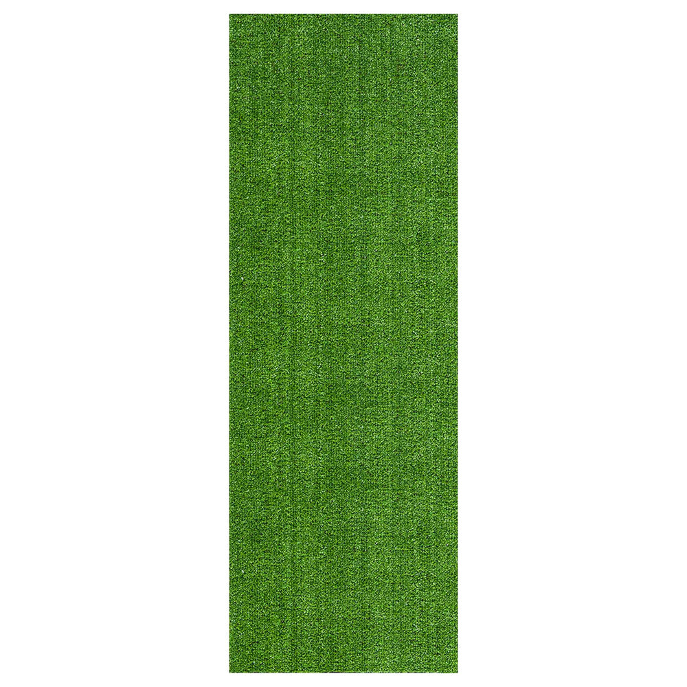 Ottomanson Artificial Grass Outdoor Runner Rug front view