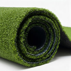 Ottomanson Artificial Grass Runner Rug 31-inch green front view