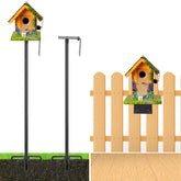 Ottsuls 2 Pack Heavy Duty Bird Feeder Pole Kit front view