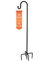 Ottsuls Bird Feeder Pole 45 inch with five prong base