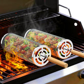 Oungelark Grill Basket for Veggies front view