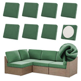 Oungelark Outdoor Cushion Cover Green front view