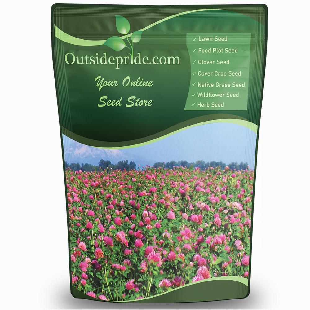 Outsidepride Red Clover Seeds 10 lbs package front view