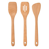 OXO Good Grips 3-Piece Wooden Turner Set - Slotted Turner, Turner, Sauté Paddle