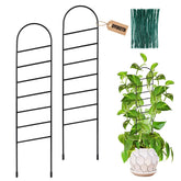 OYOEETD 17.5 inch small trellis set with two trellises and tie straps