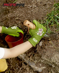 PACIFIC PPE Kids Gardening Gloves showing blue colour