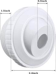Pack of 2 ATIE Hydrostream Return Jet Fittings with MIP thread