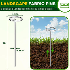 Pack of 200 Alotiki Landscape Staples