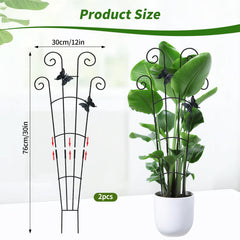 Pack of 4 JJSHUANL 30 Inch trellises for climbing plants