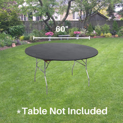 Pack of 5 Kwik-Covers black table covers
