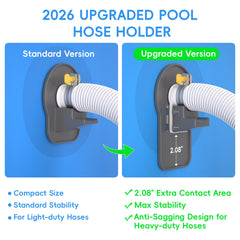 Pack of SHAPON swimming pool hose supports with zip ties