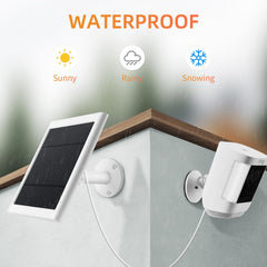 Package contents of Paodekua Solar Panel for Ring Camera