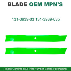 Package of JSXDNWYJ mower blades for Toro and Exmark