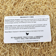 Packaging of Eggcetera Ceramic Nest Eggs 6-Pack