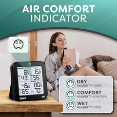 Packaging of OBET Weather Station and accessories