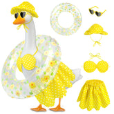 PaLuQiYa Hawaiian Goose Outfit including bikini, hat, and sunglasses