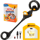 PANCKY Metal Detector for Kids, black and yellow model front view