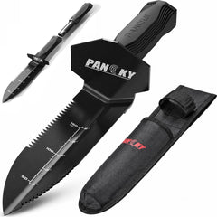 PANCKY Metal Detector Shovel with extended handle and waterproof sheath