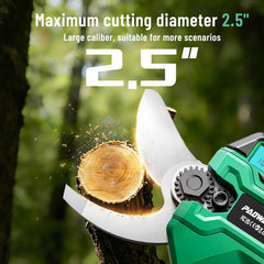 PAOWAFOL Electric Pruning Shears showing the handle and grip
