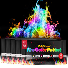 Party Flames Fire Color Changing Packets 50 Pack front view