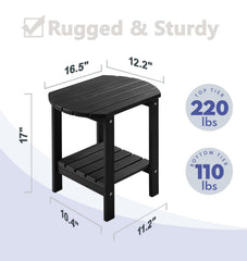 PASAMIC Outdoor Side Table assembly guide and hardware