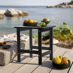 PASAMIC Outdoor Side Table showing smooth surface and edges