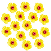 Patelai Hummingbird Feeder Replacement Flowers in Yellow and Red