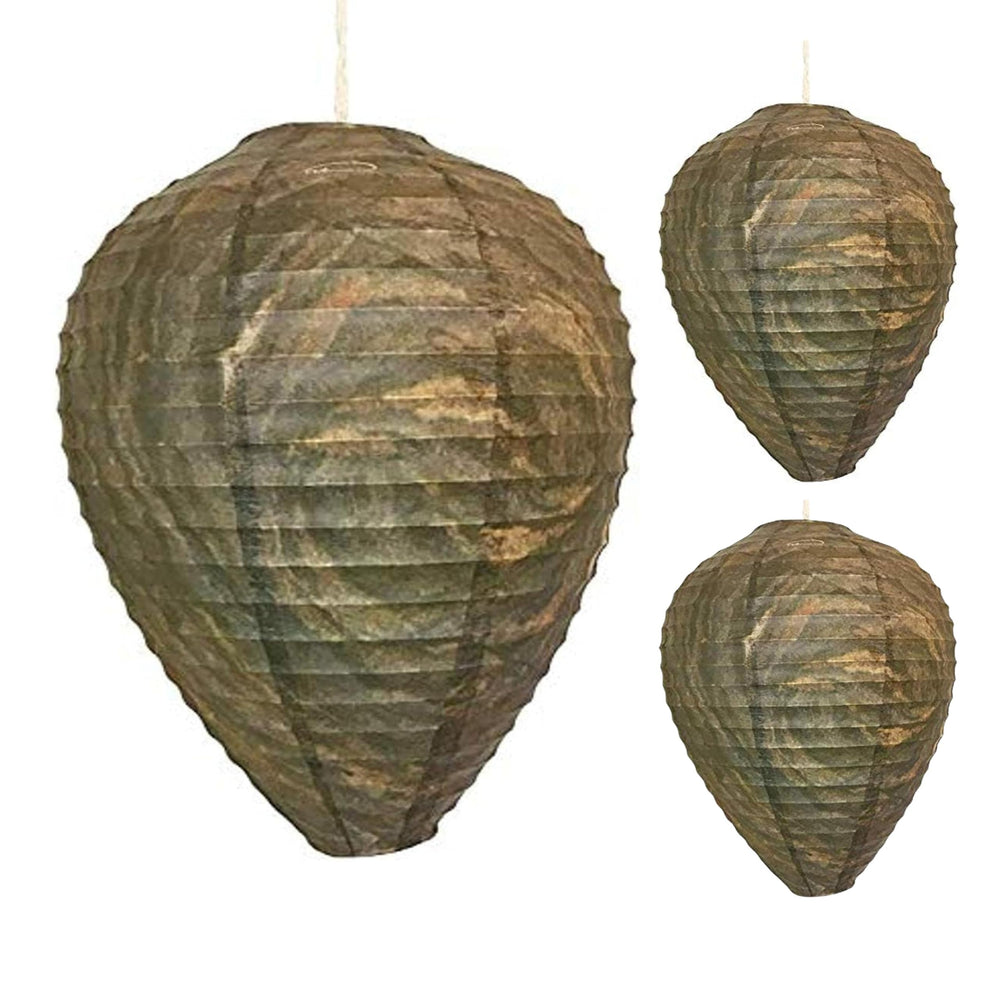 Patio Eden Wasp Nest Decoy 3 Pack front view