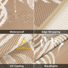 Pauwer Waterproof Rug with carrying bag for easy transport