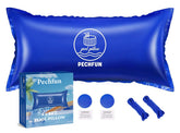 Pechfun 4x8 FT pool pillow front view in blue