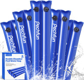 Pechfun 8.5 FT Double Chamber Pool Water Bags in blue, front view