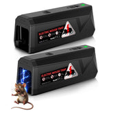 Peepst Electric Mouse Trap Zapper black model front view